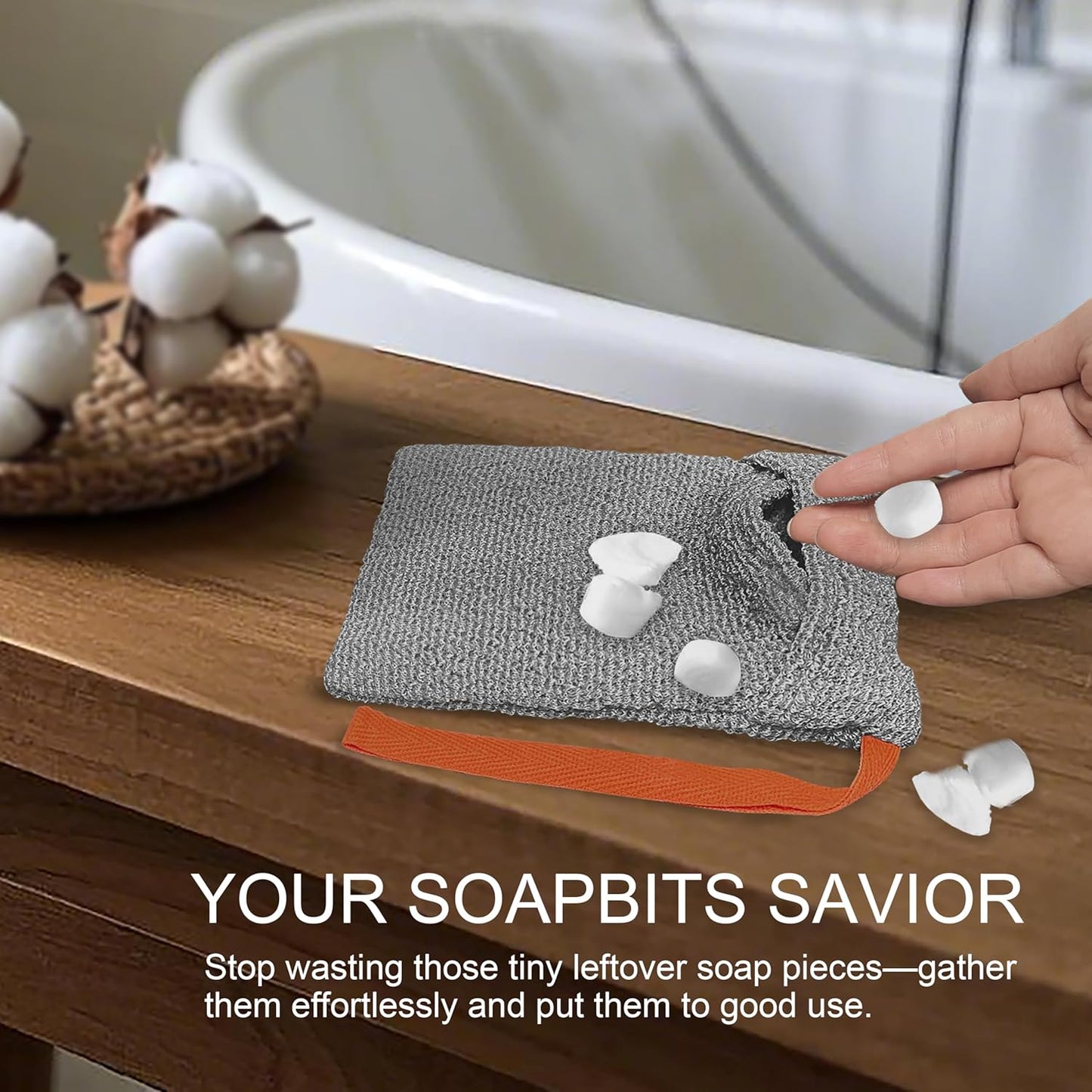 4 Pack Soap Bag Different Roughness Deep and Gentle,Bar Soap Pouch Saver Pocket,Exfoliating Body Scrubber Shower Bath Sponge Loofah (Grey)