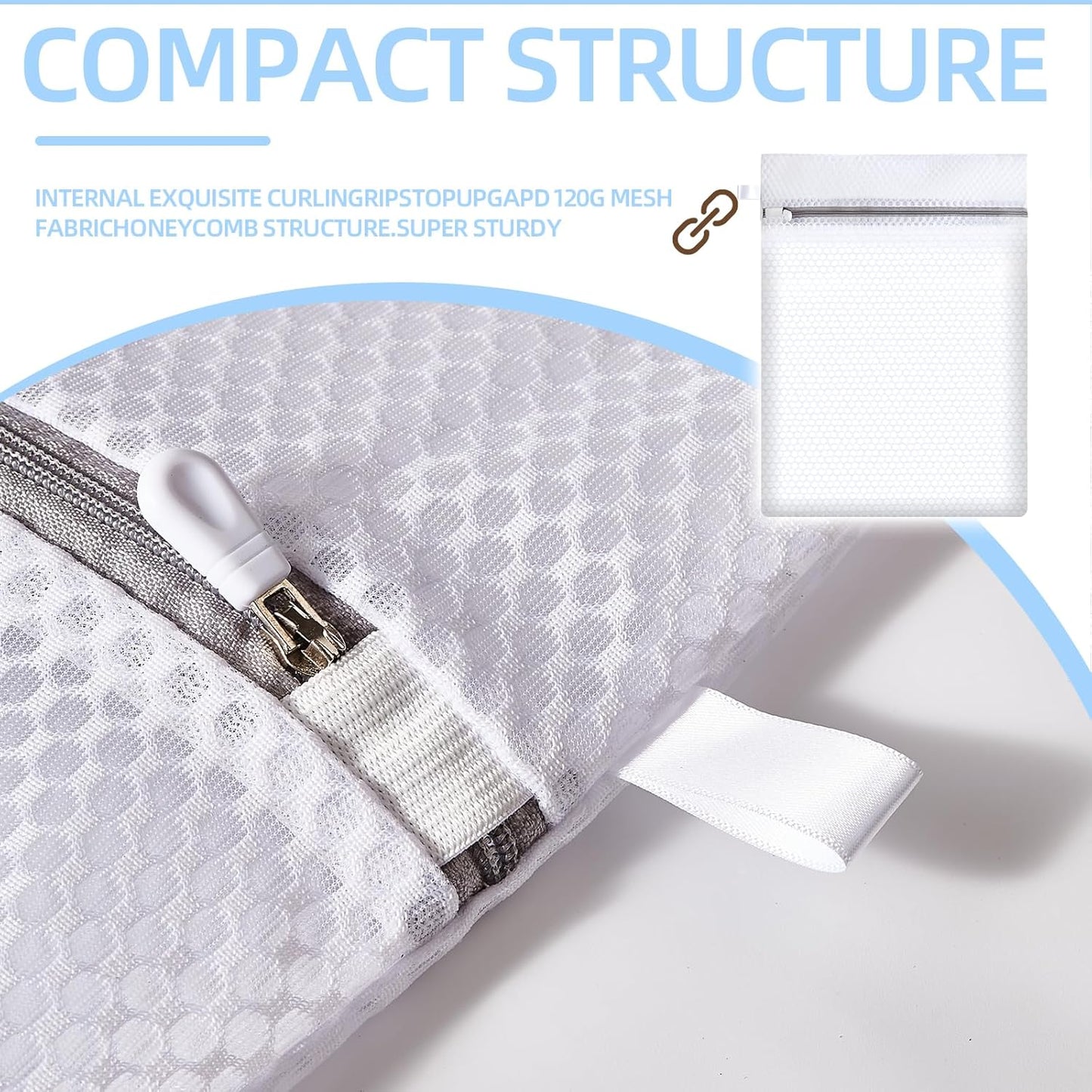 Mesh Laundry Bags, Mesh Wash Bags, Durable Mesh Structure with Strong Zipper, Suitable for Underwear, Delicate Clothes, Pants, Shoes, Socks Washing (Honey mesh, Extra Large 24*36in+36*44in)