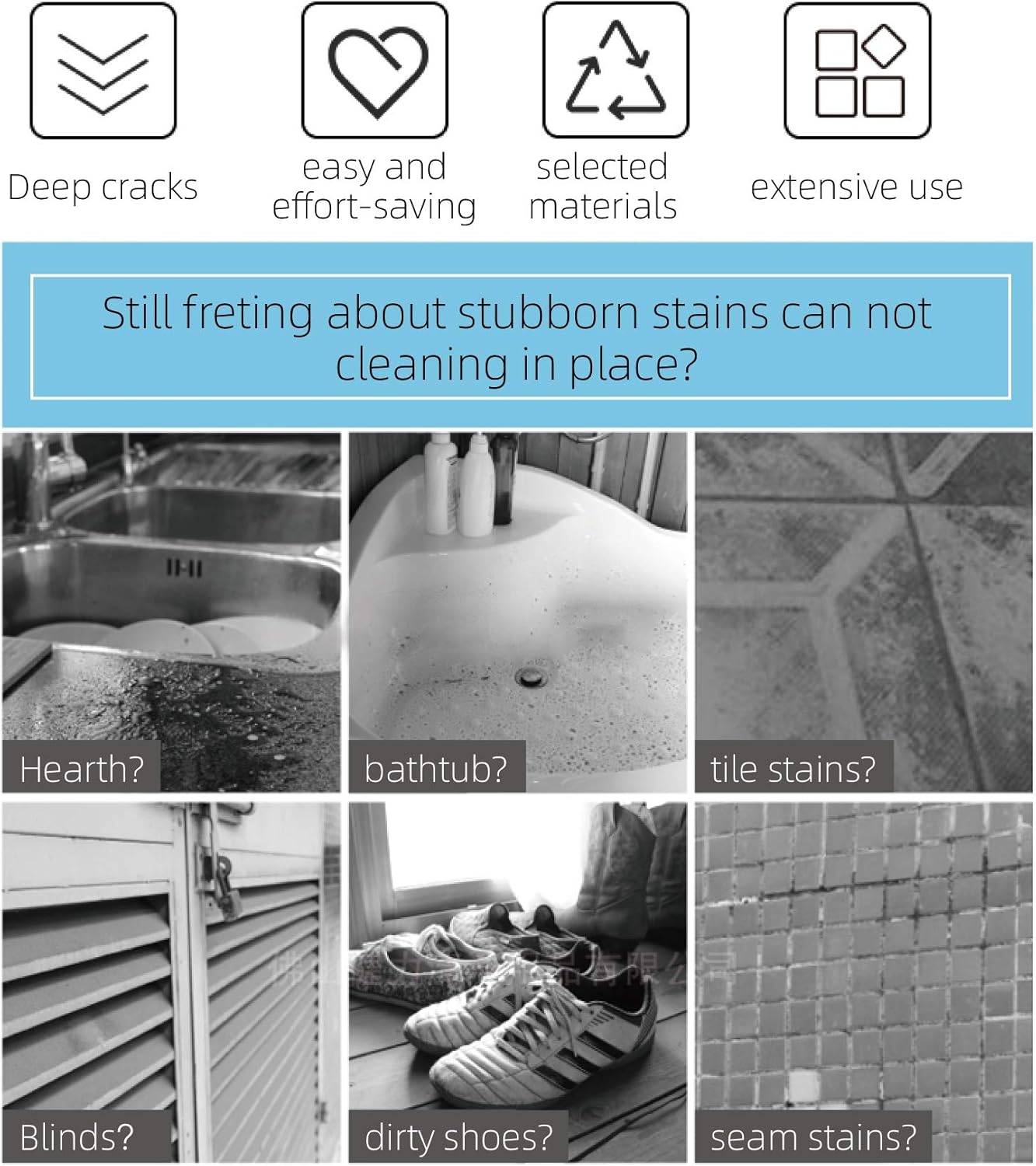 2-Pack Scrub Brush for Cleaning with Long Handle, Medium Firm Brush Bathroom Cleaning Supplies and Bathtub Cleaner and Shower Cleaning, Multi-Scene Use for Kitchen or Carpet