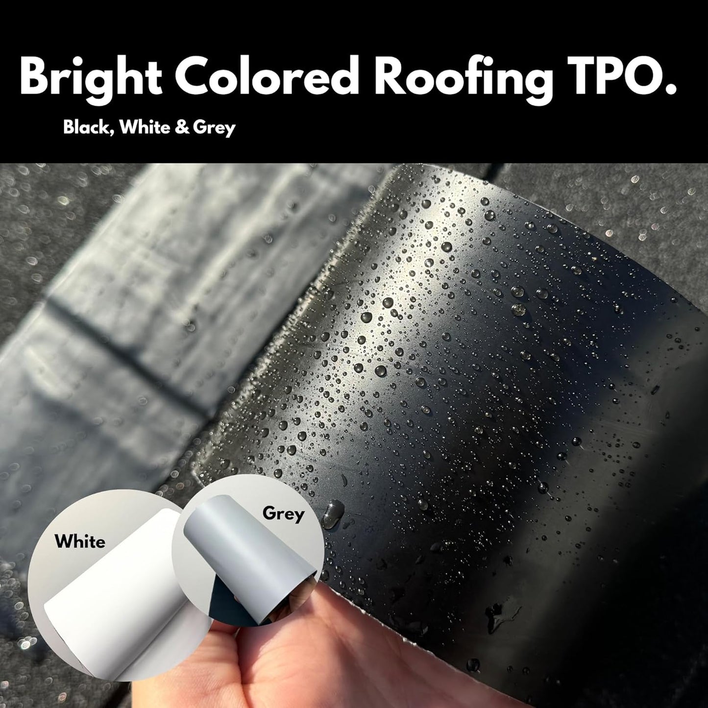 HSS Sealant Tape with MicroSealant - Waterproof Commercial Roofing Tape for Roof and RV Repair - UV- & Weatherproof - Black - 2 inch x 25 feet