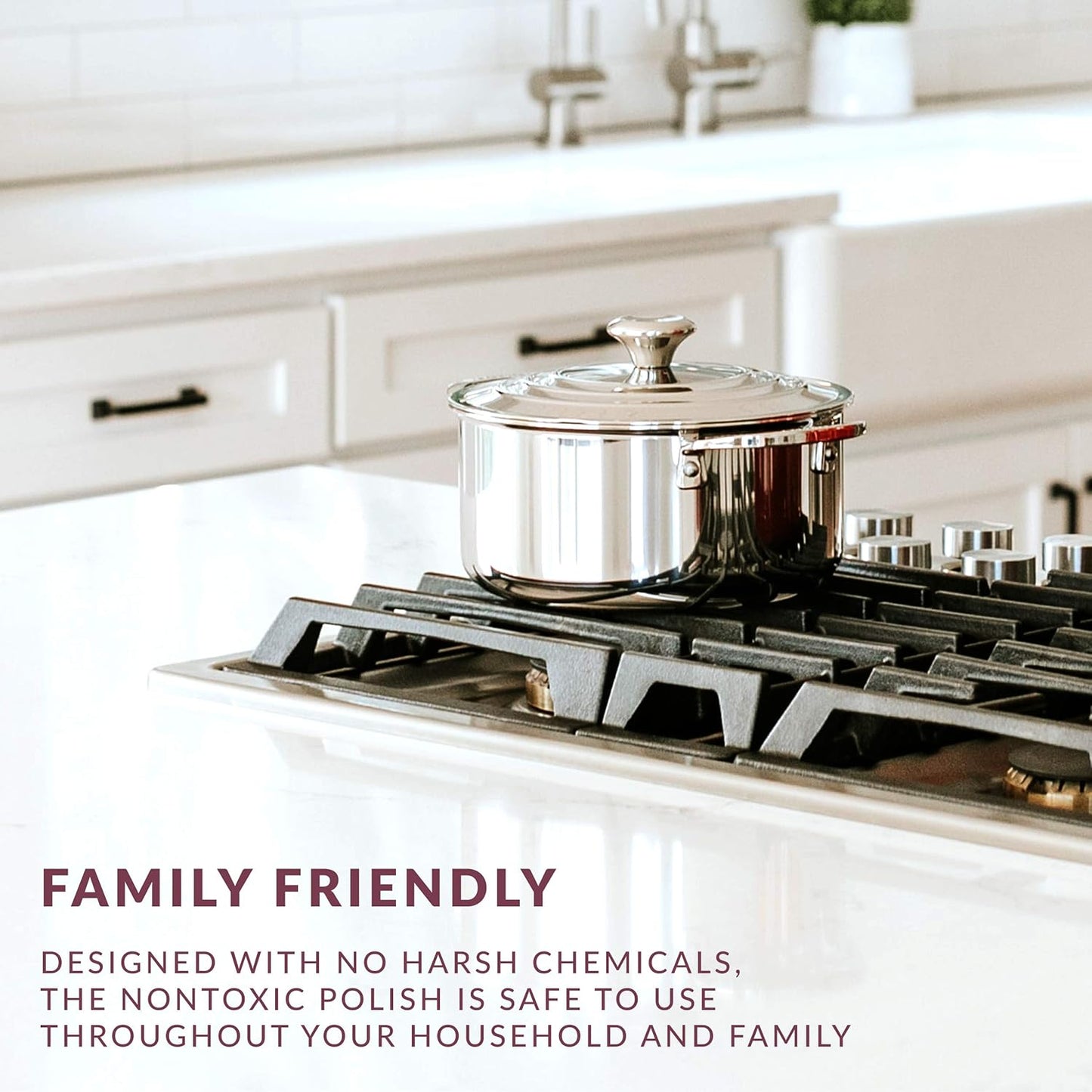 HOPE'S Countertop Restoration Polish, Streak-Free Kitchen Counter Cleaner, No Buildup Countertop Cleaner, Quartz, Marble, Corian, Composite, and Granite Cleaner and Polish, 8 Fl Oz, Pack of 12