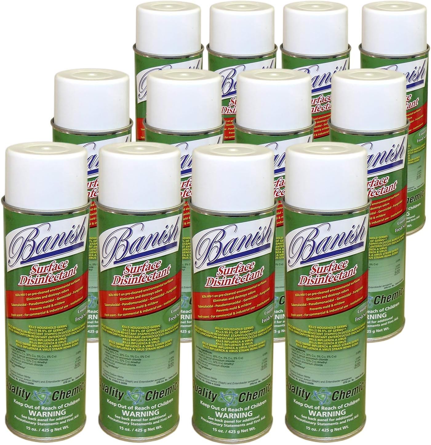 Banish Disinfectant Spray-Case of 12