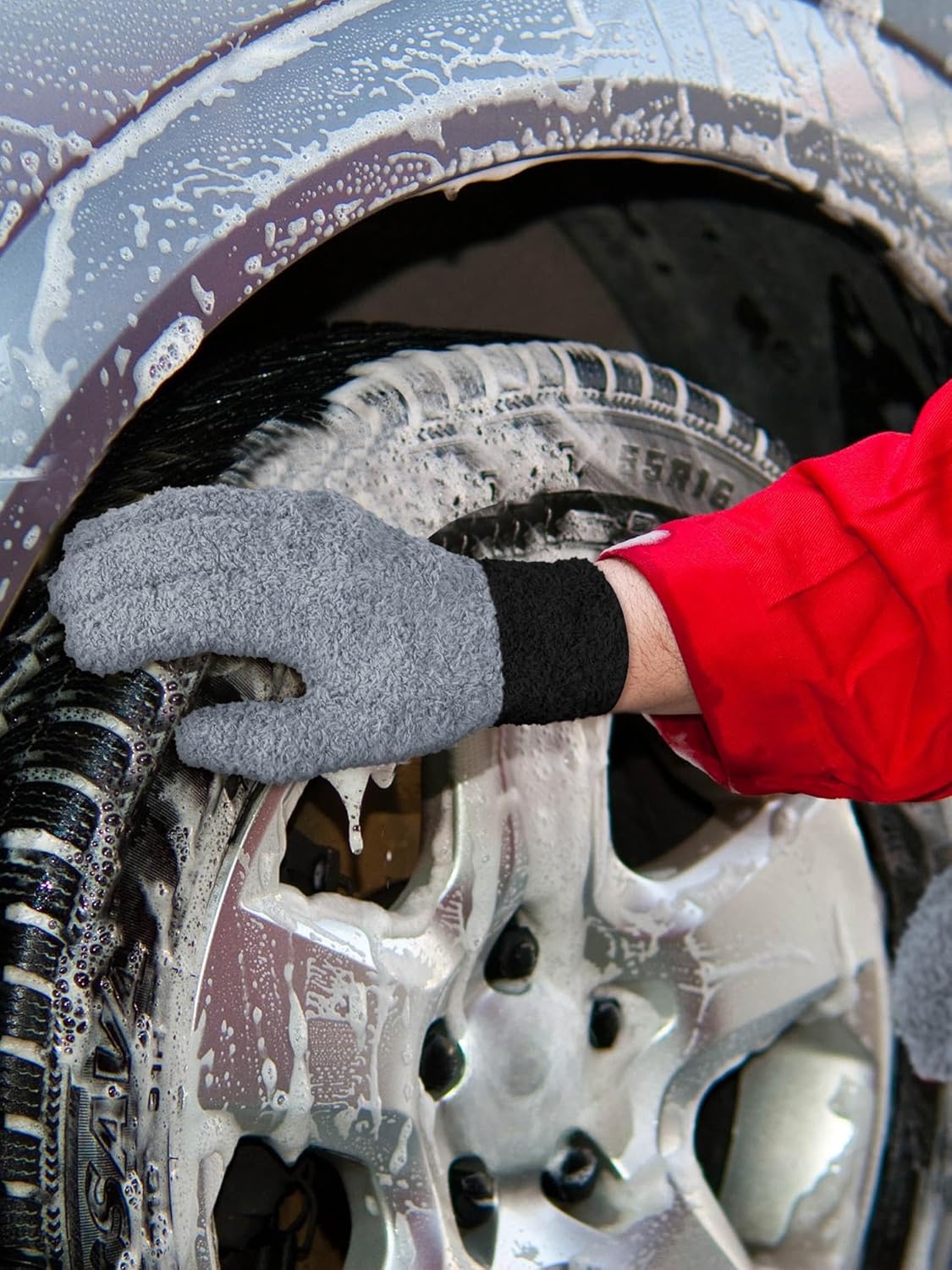 Bencailor 3 Pairs Microfiber Plant Dusting Gloves Leaf Cleaning Gloves for Indoor Plants, Blinds, Furniture, House