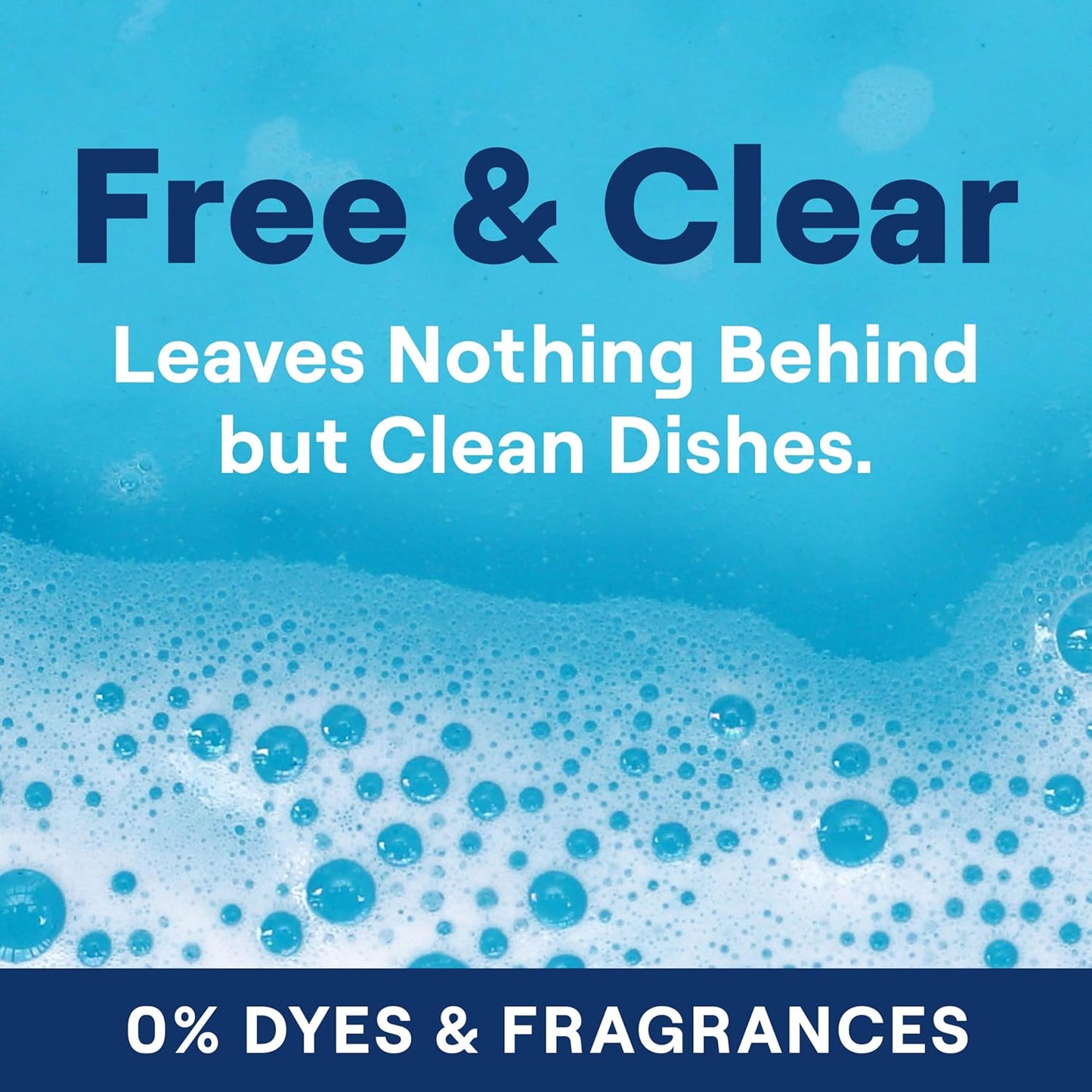 Seventh Generation Dishwasher Detergent Gel for Sparkling Dishes Free & Clear Fragrance Free 42 oz, Pack of 6