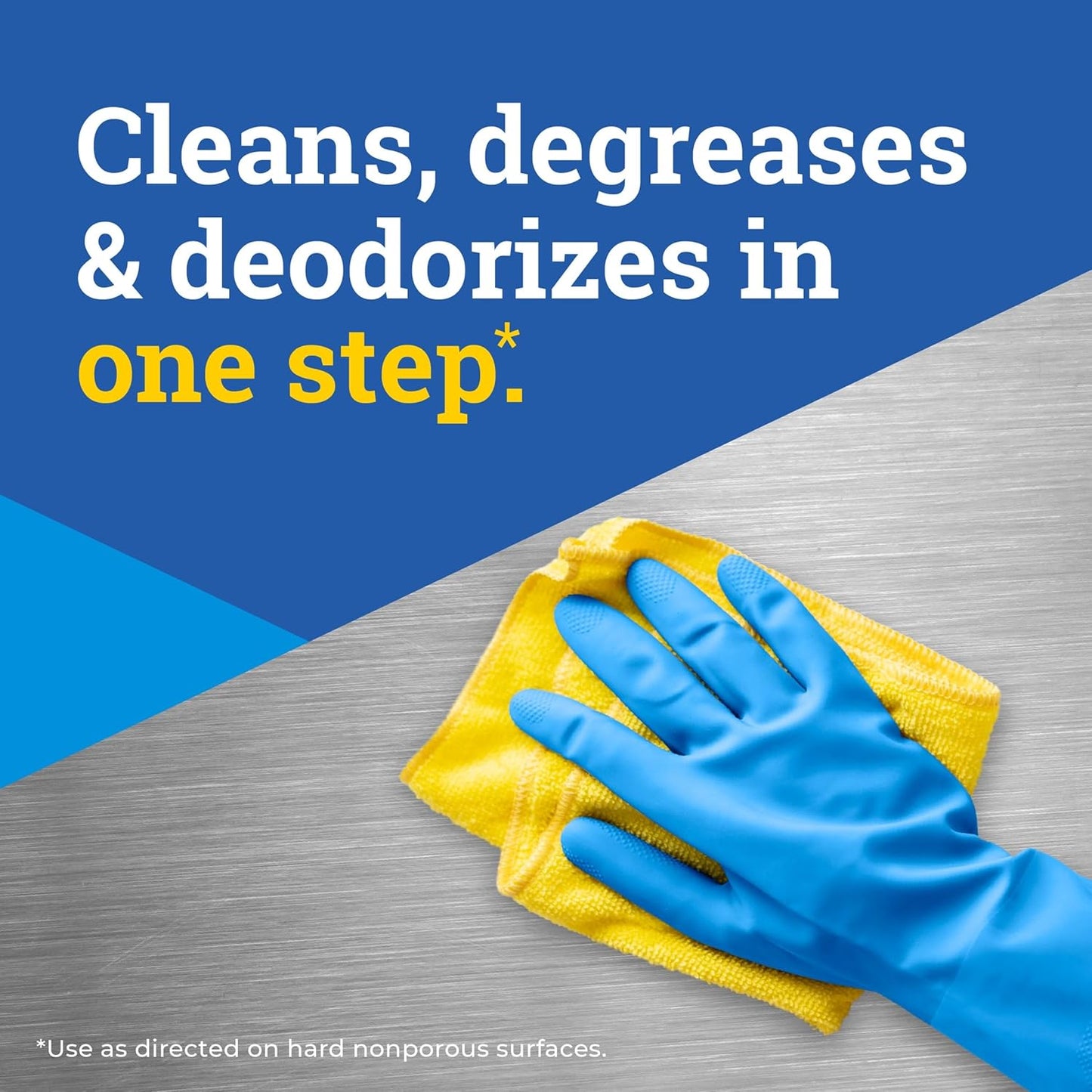 Pine-Sol Multi-Surface Cleaner, CLOROXPro, 2x Concentrated Formula, Lemon Fresh, 80 Fl Oz, Pack of 3