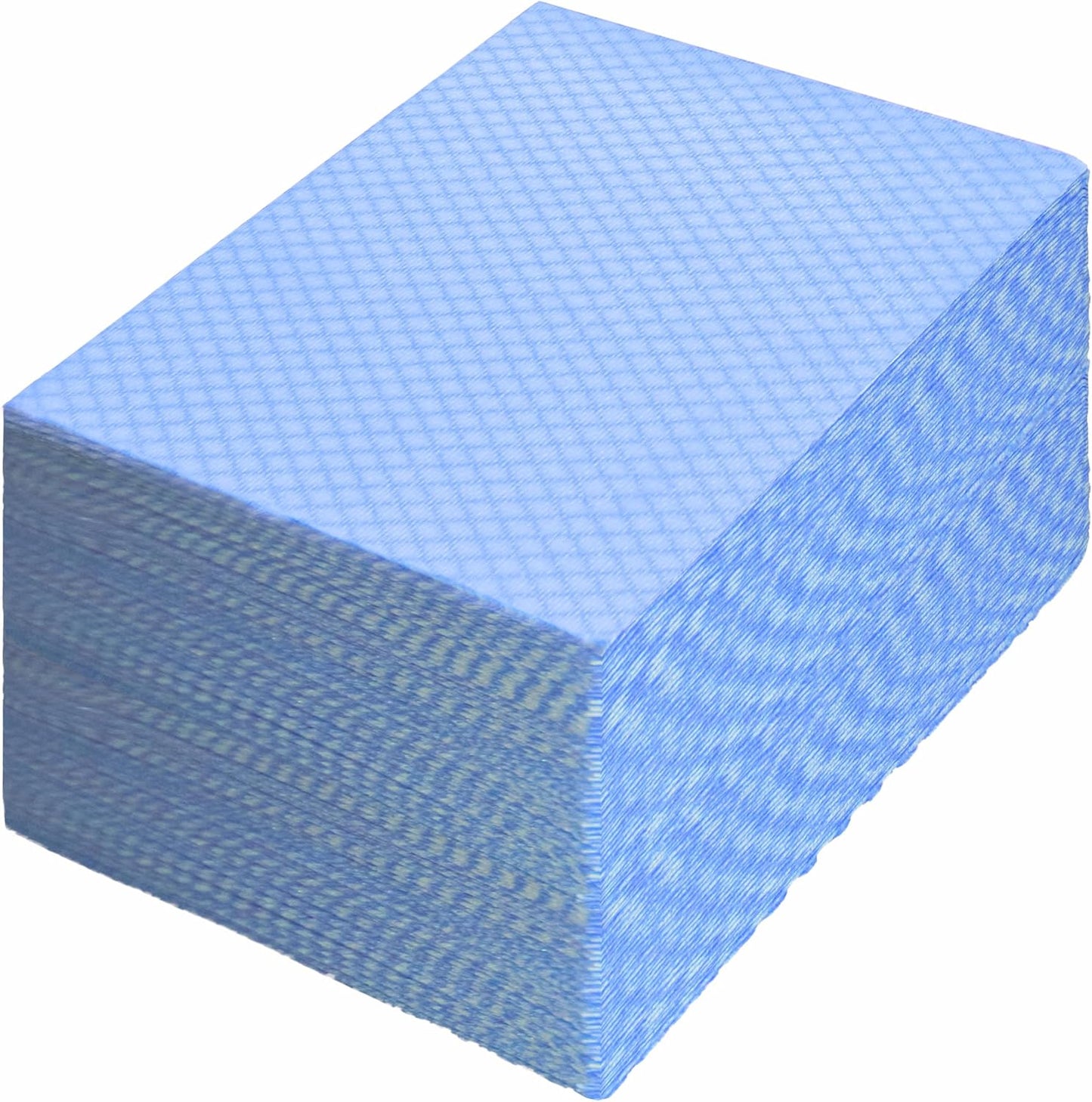 Disposable Kitchen Cleaning Cloths Dish Towels Dish Cloth Reusable Cloths for Kitchen, Bathroom, Household Cleaning (Blue 100 Pack)