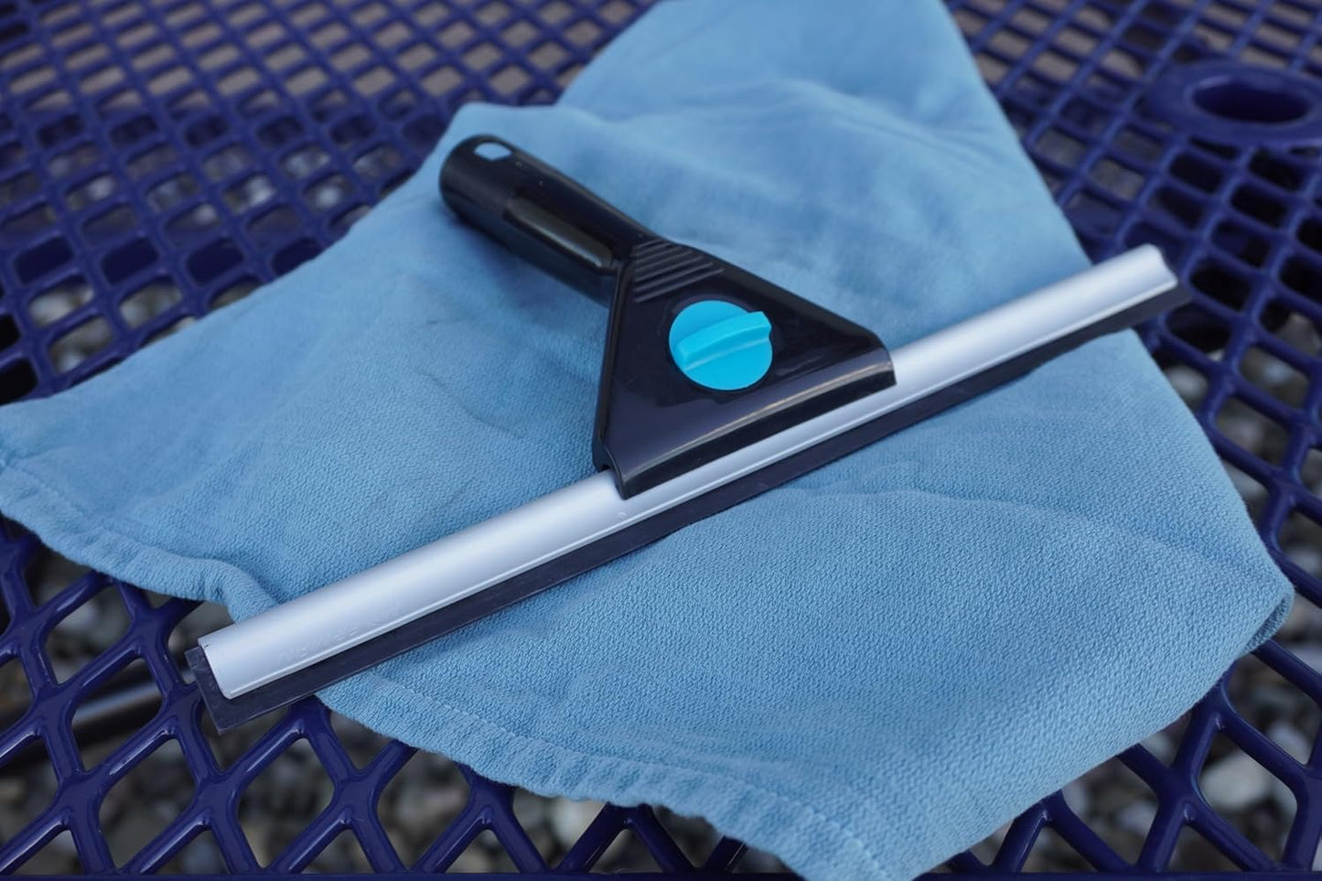 Moerman 12 Inch All Purpose Window Squeegee - Lightweight Durable Plastic Handle -Aluminum Channel with Streak Free Rubber - for Window Cleaning, Showers, and Mirrors