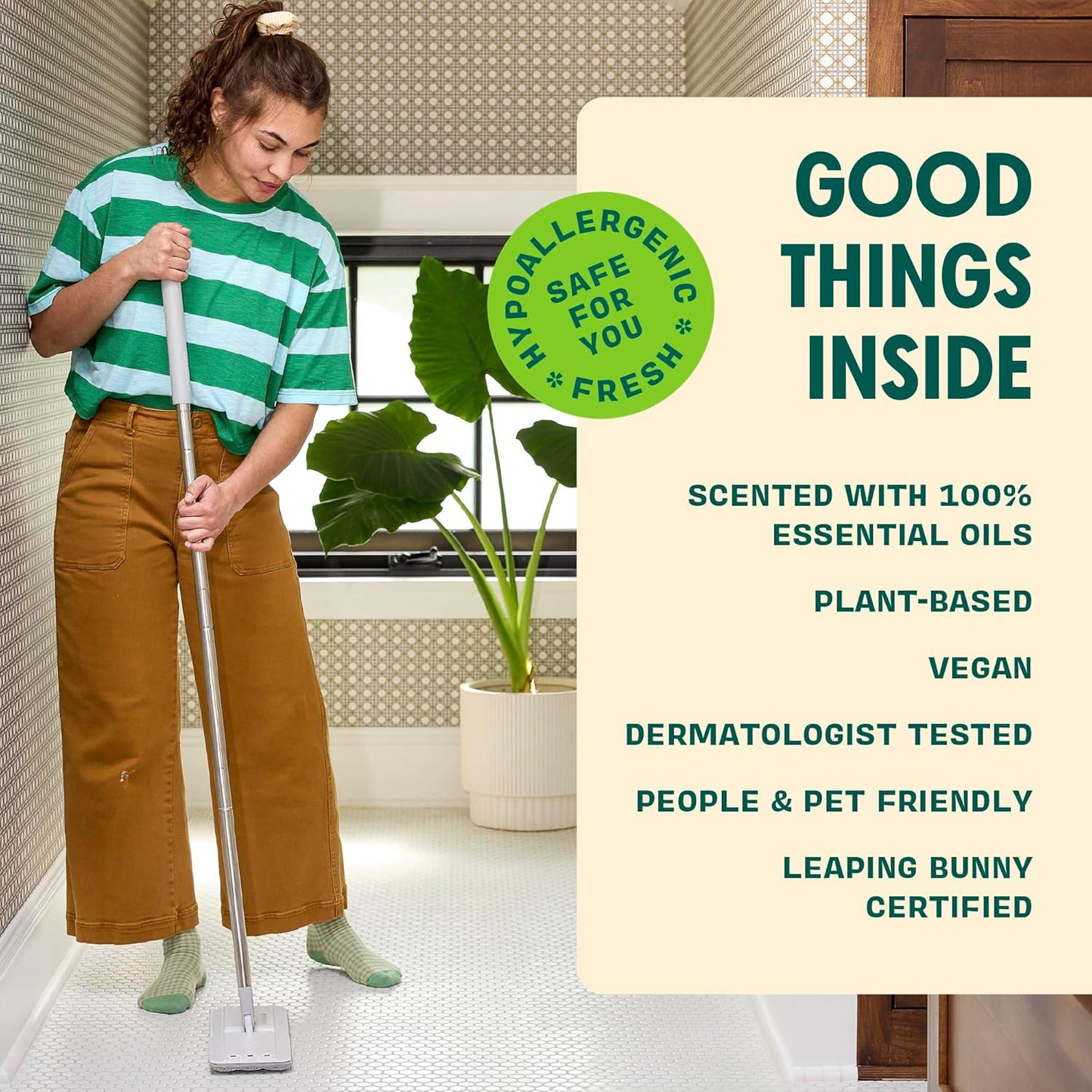 Aunt Fannie's Ultra Concentrated Floor Cleaner Vinegar Wash, Multi-Surface Solution For Mopping, Makes 16 Gallons, Eucalyptus Scent, 32 oz. (Pack of 6)