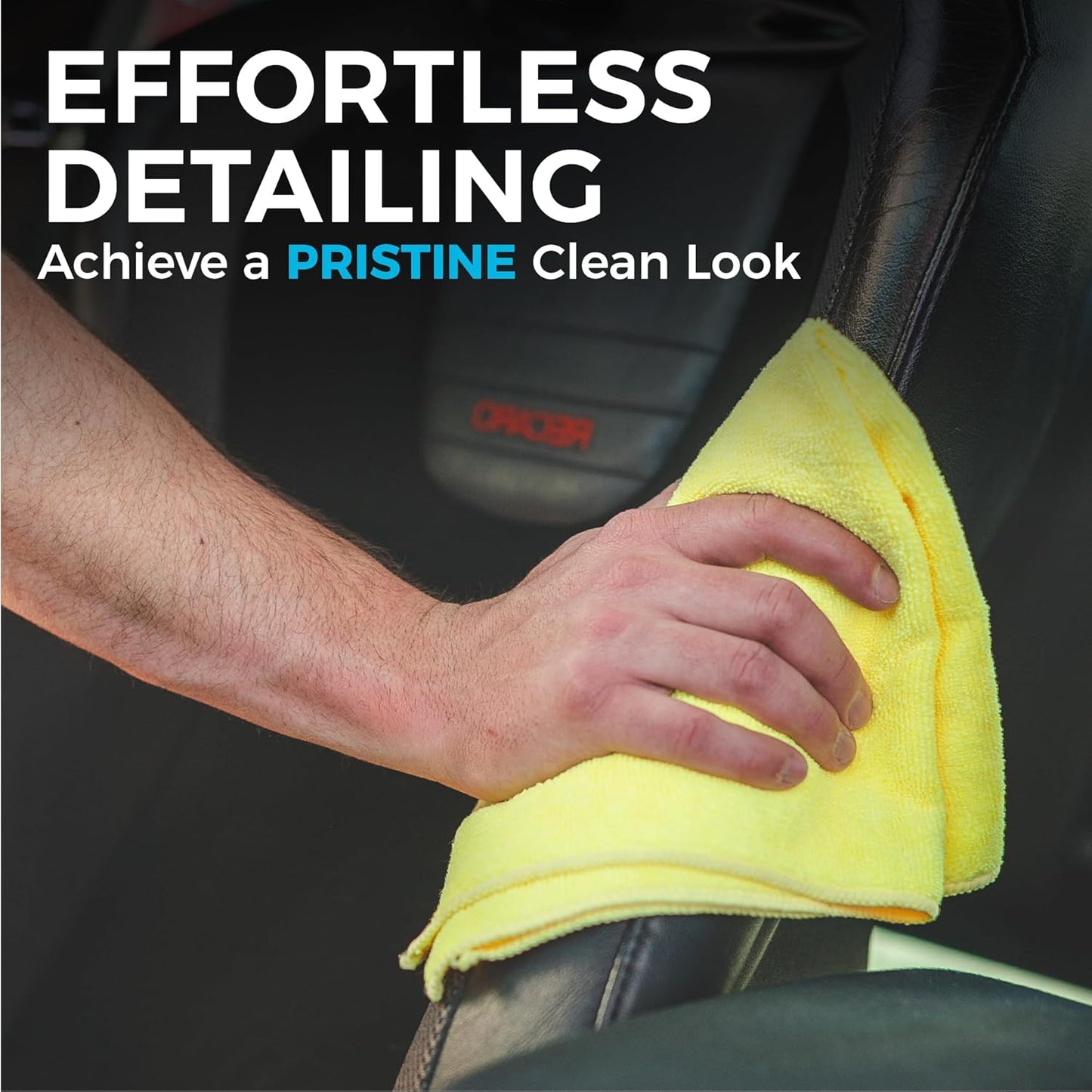 The Rag Company - All-Purpose Microfiber Terry Cleaning Towels - Commercial Grade, Highly Absorbent, Lint-Free, Streak-Free, Kitchens, Bathrooms, Offices, 300gsm, 12in x 12in, Green (12-Pack)