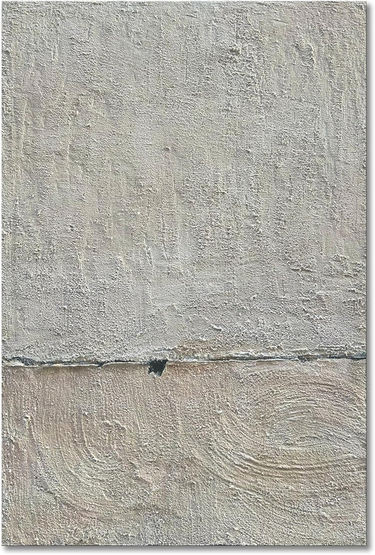 NANKAI Hand painted Minimalist Black and White art canvas Abstract Oil painting 36x24 inch wall decorative art