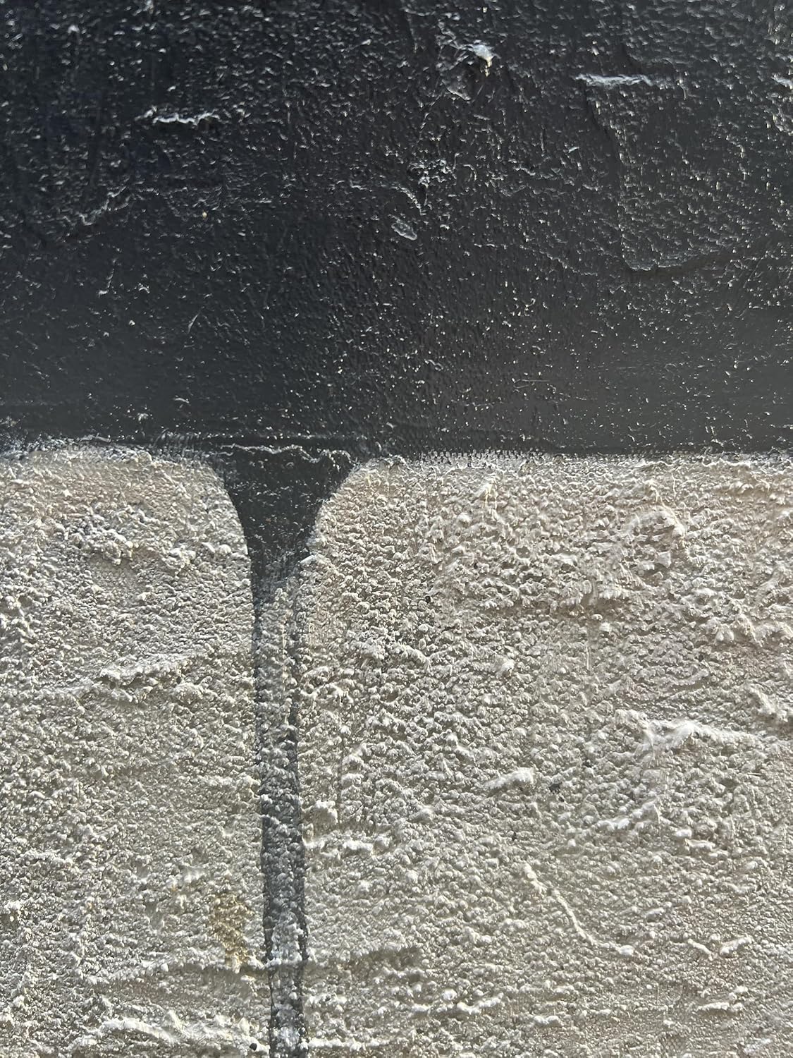 NANKAI Hand-painted Minimalism Black and Gray Art Oil painting Canvas Abstract Oil Painting Wall Art 36x24 Inch Home Wall Decoration