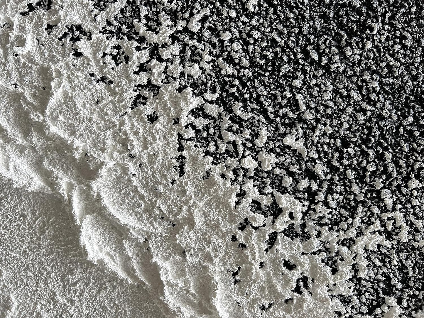 NANKAI Hand Painted black and white abstract canvas art oil painting waves landscape home wall decoration painting 24x48 inches