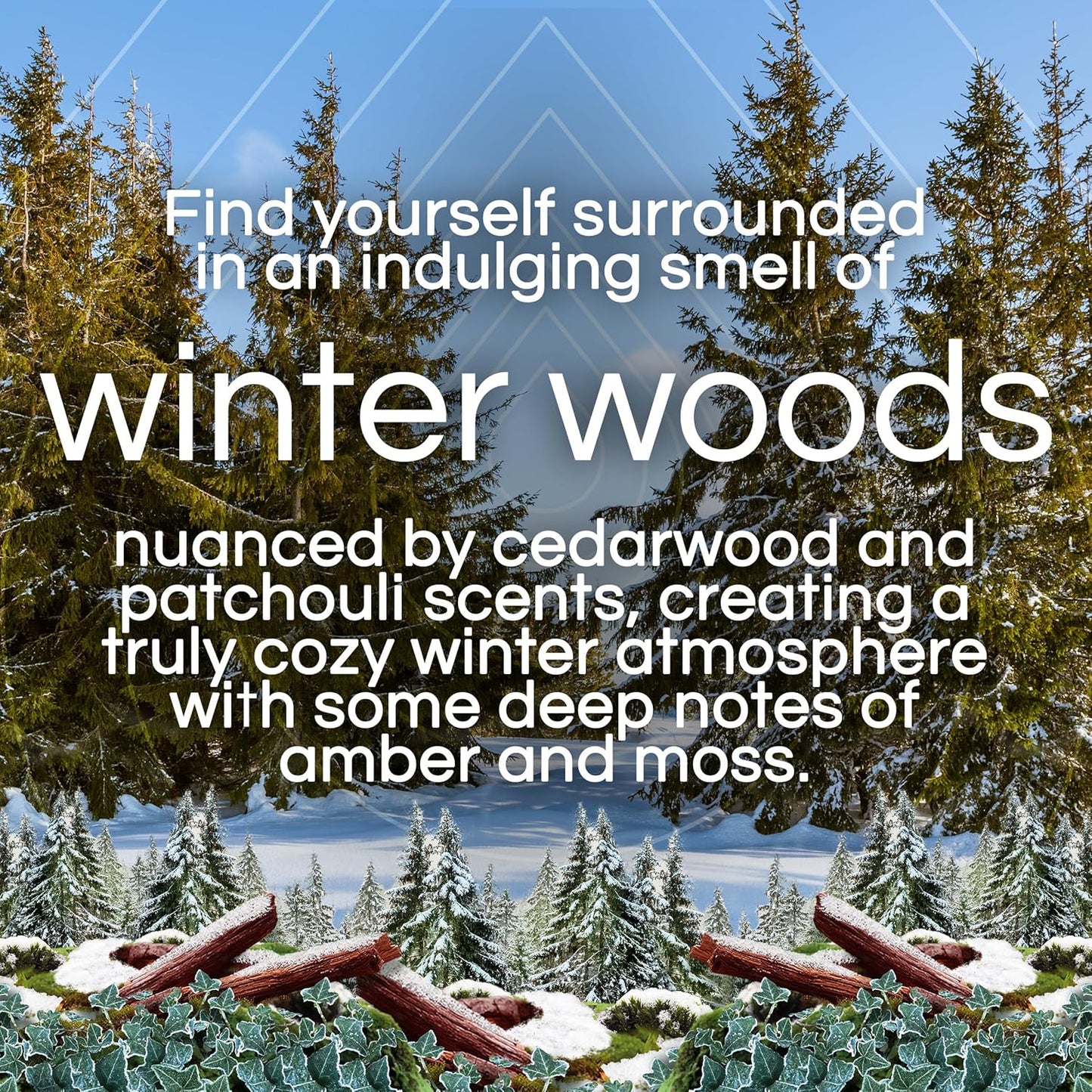 Air Wick Plug In Advanced Scented Oil,Winter Woods + Frosted Ivy,Air Fresheners for Home Long Lasting,Home Room Fresheners,Air Freshener Plug In, House Essentials for Small Spaces + Large Spaces,5 ct