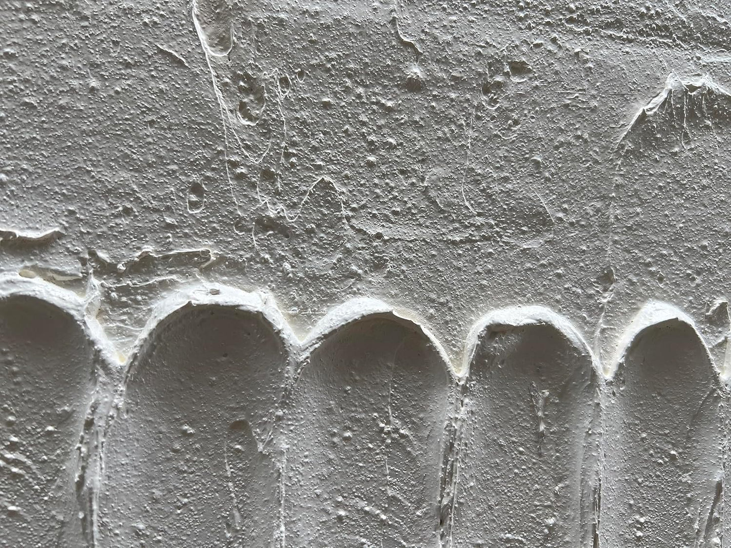 NANKAI Art 24x48 Inchs White Minimalist Art Oil Painting Hand Painted Thick Texture Abstract Painting Home Wall Decorative Art